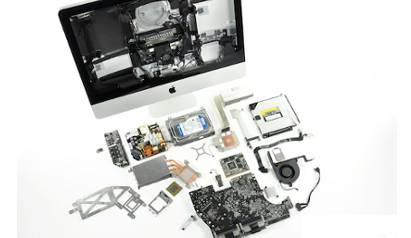 Чистка iMac, чистка системы охлаждения  iMac
